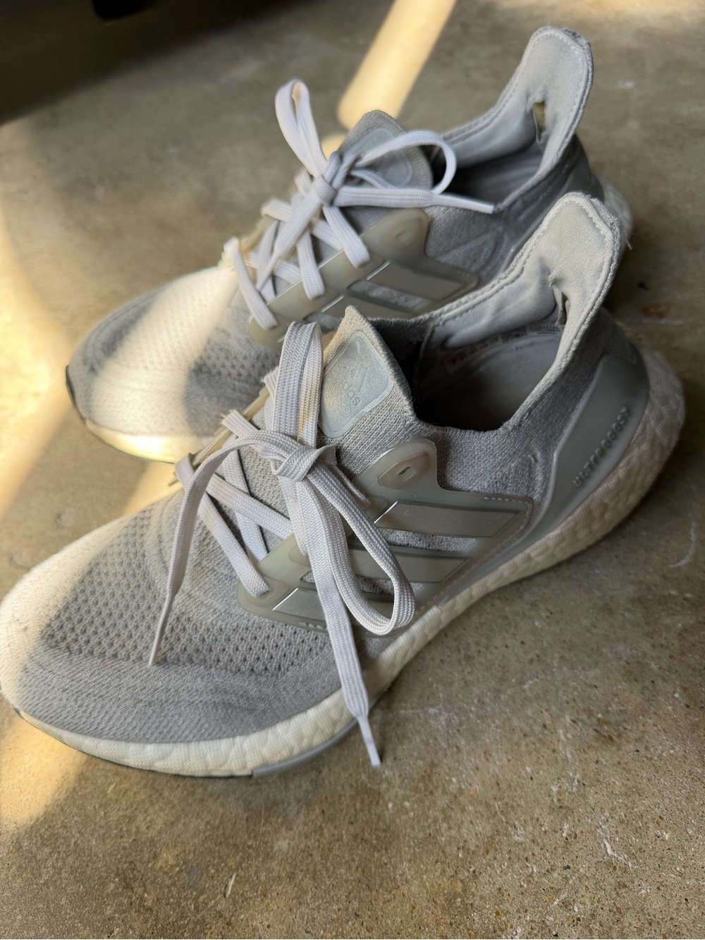 Gray ultra boost